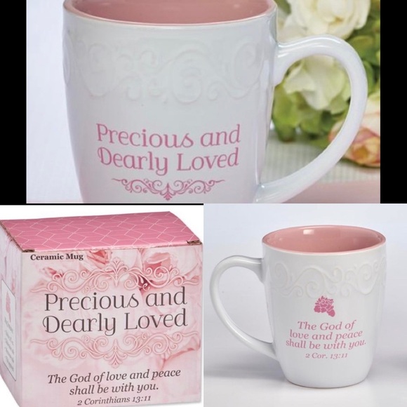 Other - Precious & Dearly Loved Ceramic Coffee Mug and Devotional Book Set
